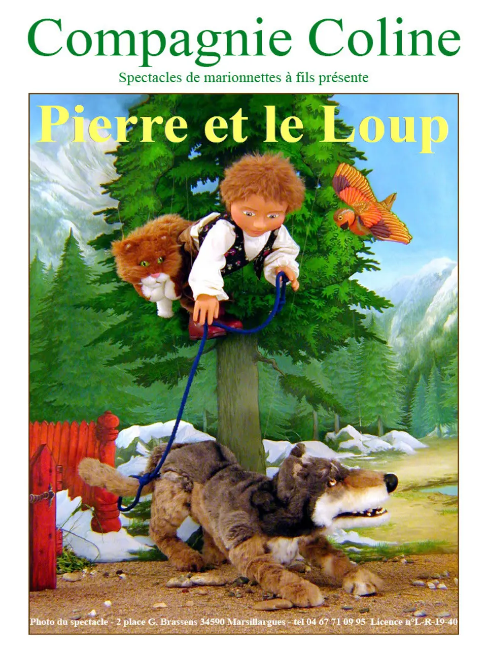 Affiche Spectacle Jeune Public  Pierre et le loup