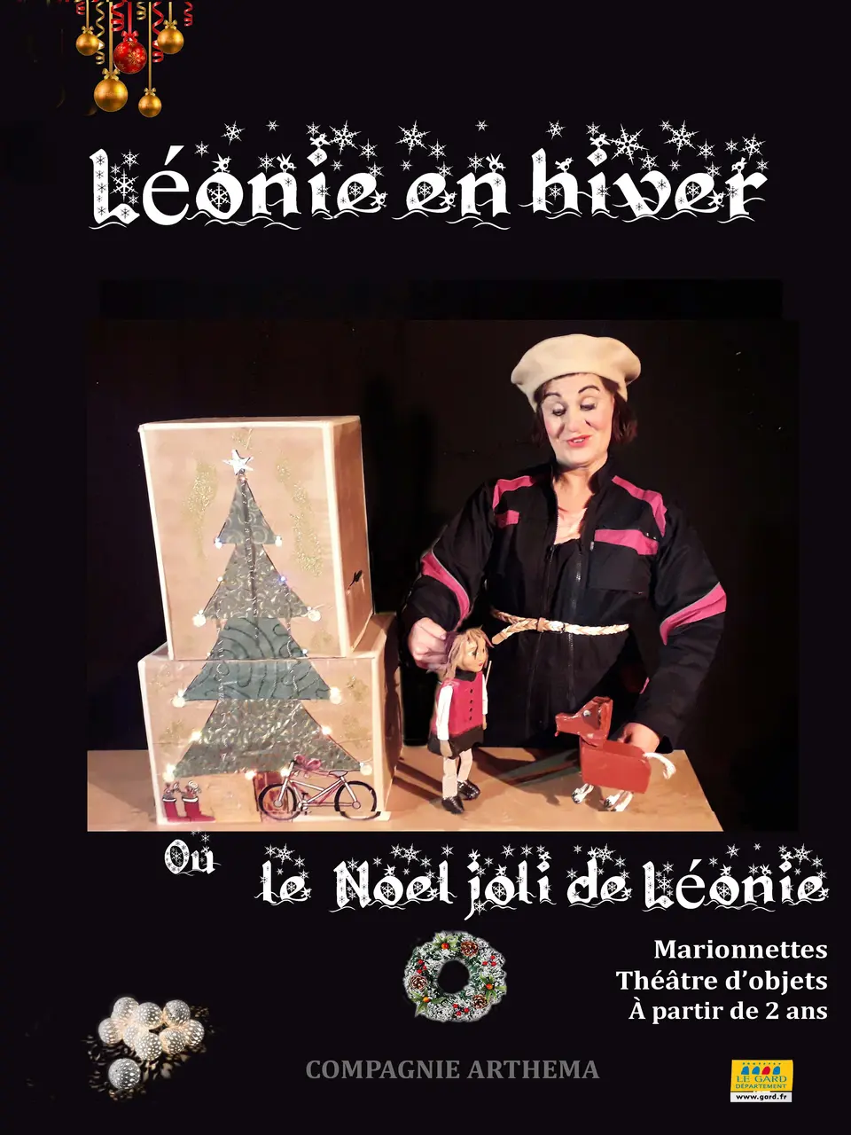 Affiche Spectacle Jeune Public  Le Noël joli de Léonie