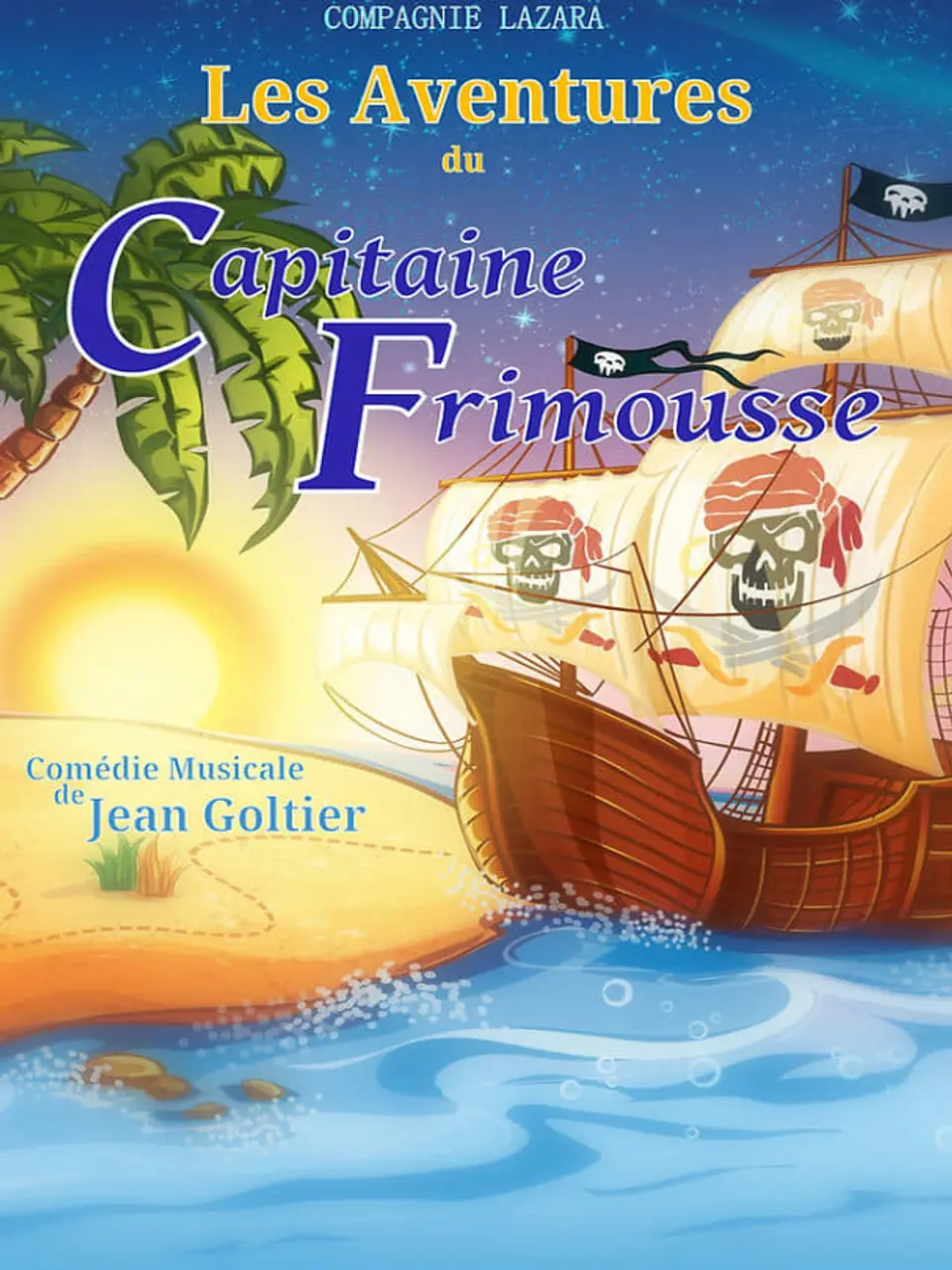Affiche Spectacle Jeune Public  Les aventures du capitaine Frimousse