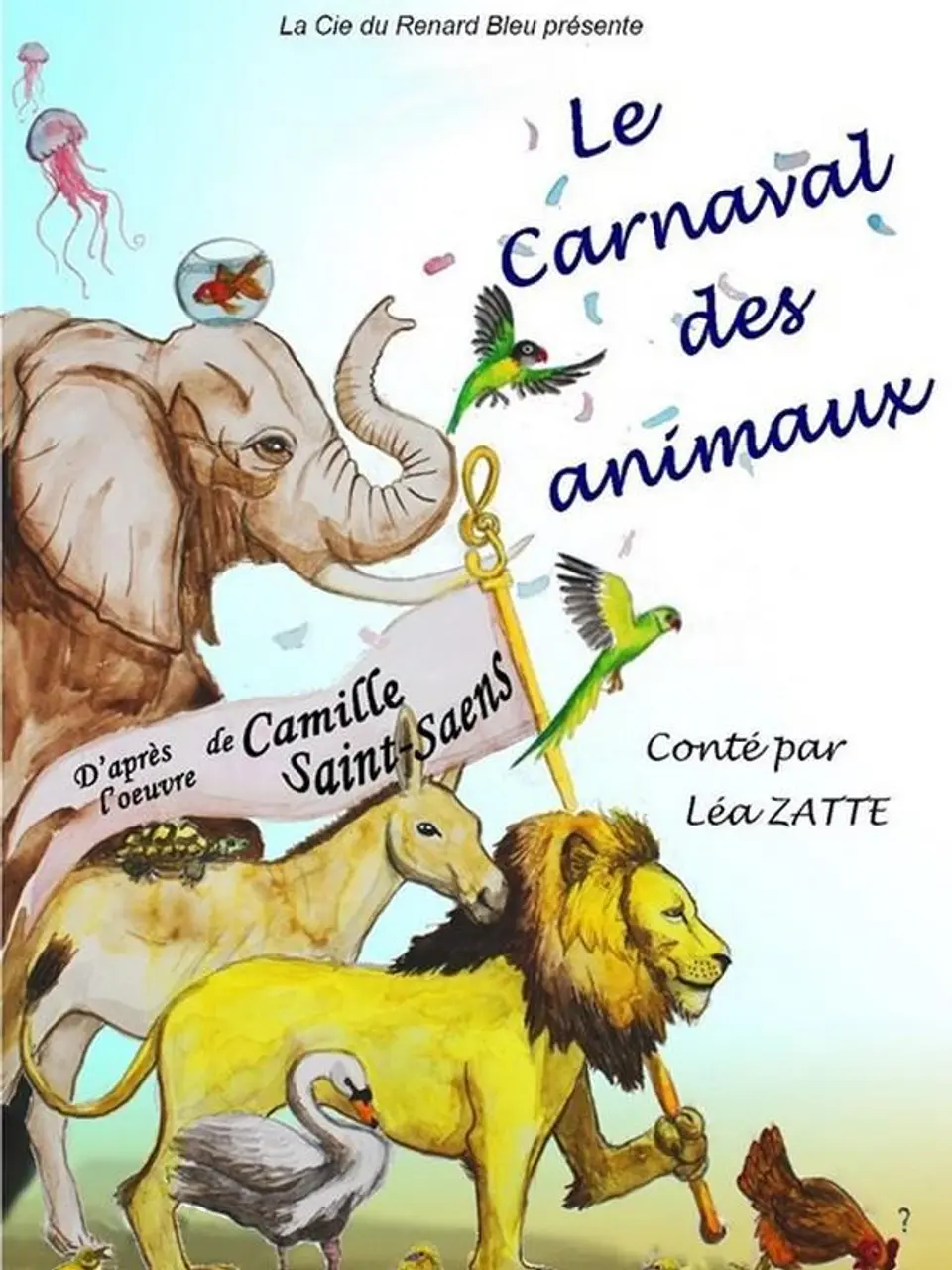 Affiche Spectacle T J P  le carnaval des animaux
