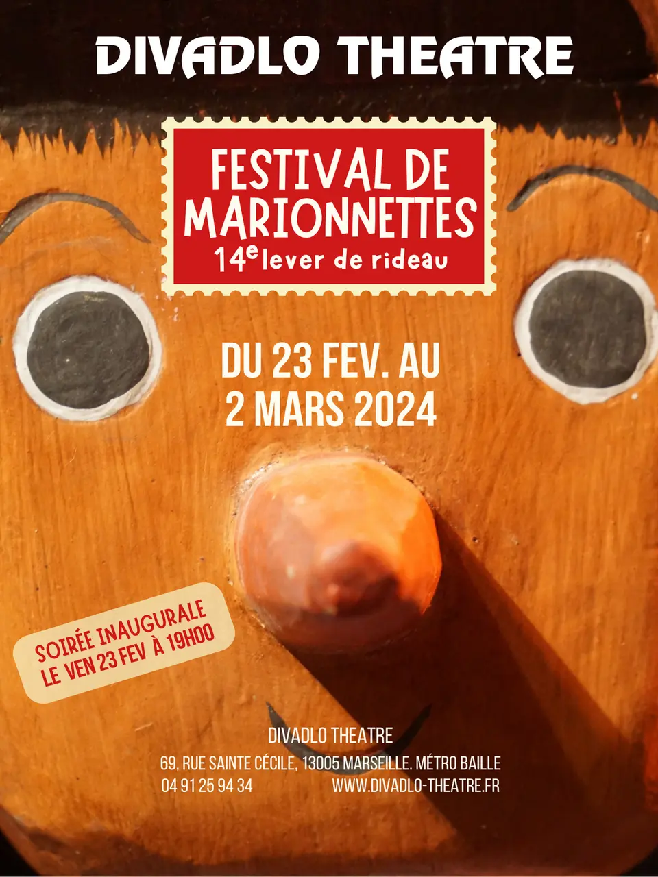 Affiche Festival Théâtre  Festival de Marionnettes 2024
