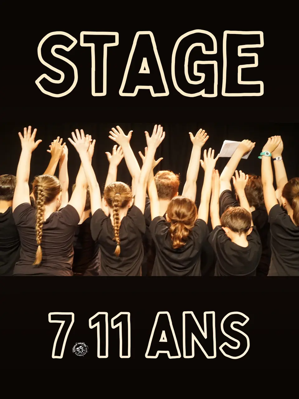 Affiche Stage Théâtre Enfants et Ados  Stage humour et impro 7-11 ans