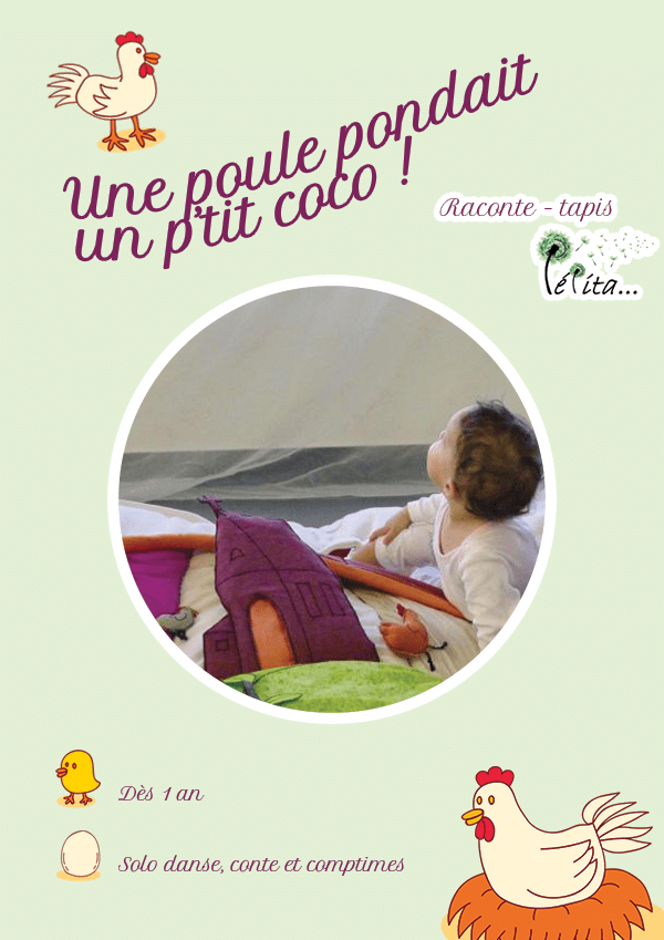 Une poule qui pondait un p'tit coco
